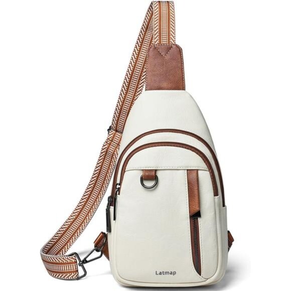 Handbags - 7L Sling Bag for Women Men Leather Small Sling Backpack Daypack Anti Theft